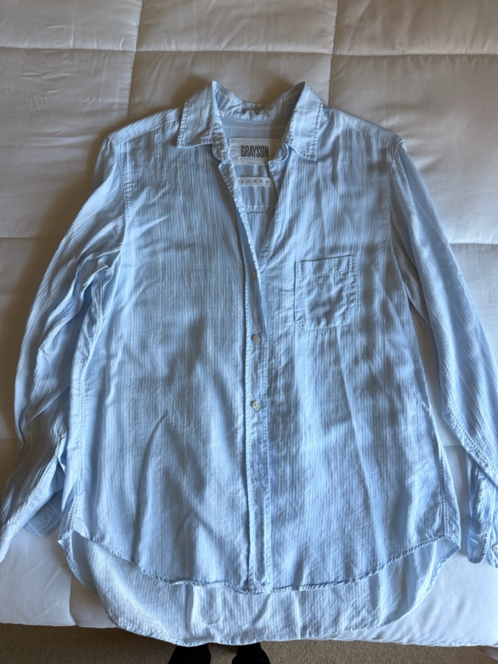 Grayson Light Blue Button-Up Shirt